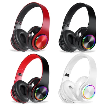 Nove Prenosne Brezžične Bluetooth Slušalke HiFi Stereo Bass Glasbe, Slušalke Podpira TF/Micro SD Kartico Nastavljiv Slušalke Z Mikrofonom