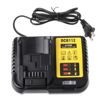 Dcb112 Li-Ionska Baterija Polnilec Za Dewalt Za 10,8 V, 12 V 14.4 V 18V Dcb101 Dcb200 Dcb140 Dcb105 Dcb200 Črna