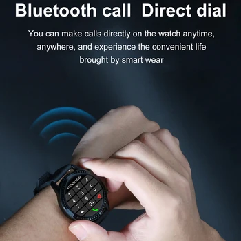 LIGE Telefon Bluetooth Smart Gledajo Moški Nepremočljiva Športna Fitnes Watch Zdravje Tracker Vreme Zaslon 2020 Novo smartwatch Ženska