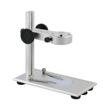 Univerzalni Aluminij Zlitine USB Digitalni Elektronski Mikroskop Stojalo Nastavljiv Nosilec Nosilec Dvižne z LED dnu razsvetljavo