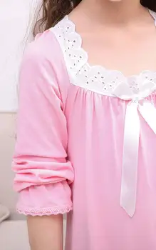 Baby Girl Obleke Nightgown Princesa Spanja, Majice, spalne srajce Pižamo Božič Obleko Sleepwear otroci za 3-12 Let