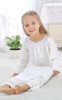 Baby Girl Obleke Nightgown Princesa Spanja, Majice, spalne srajce Pižamo Božič Obleko Sleepwear otroci za 3-12 Let