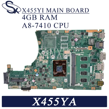 KEFU X455YI Prenosni računalnik z matično ploščo za ASUS X455YA original mainboard 4 GB-RAM A8-7410 CPU