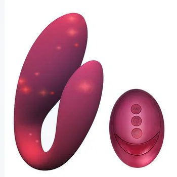 Dildo za Ženske Sext Igrače Brezžični Vibrator Odraslih Igrače za Pare, USB Polnilne U Silikonska Stimulator Dildo Dvojno Vibratorji
