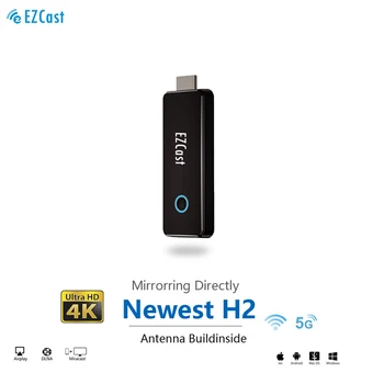 EZCAST H2 5G 4K Brezžični TV palica antene buildinside anycast miracast mirascreen Ključ HDMI je združljiv 5G TV Stick