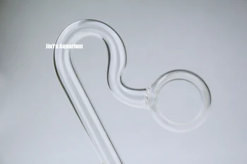 Mini nano steklene cevi spin odliv ADA slog akvarijske vode, rastlin fish tank 13mm 17 mm