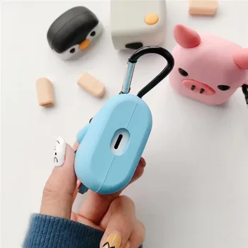 Za Airpods Primeru,3D Cute Animal ice Cream Primeru Za Airpods Primeru Mehke Silikonske Slušalke Cover Za Apple Airpods Primeru Za Otroke
