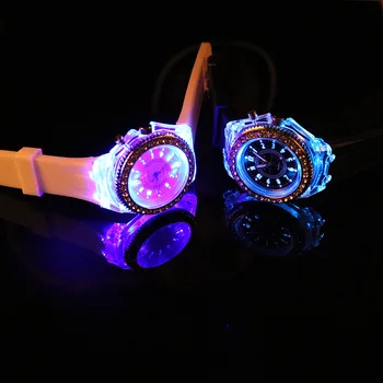 Svetlobna Ženske Ure LED Osvetlitvijo Zapestje Gledati Za Baby Boy Dekleta Roza Silikonsko Uro 2020 Relogio Feminino Reloj Nino Nina