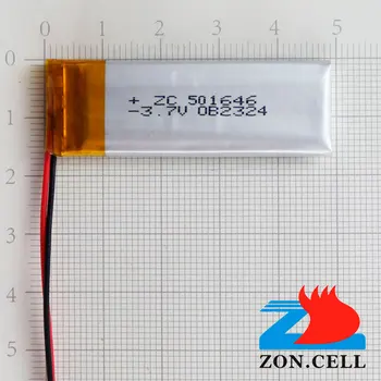 V jedro 500mAh 501646 3,7 V litij-polimer baterija 501545 smart nosljivi zvočne lepoto instrument Polnilne Li-ion Celice