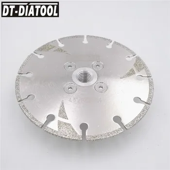 DT-DIATOOL 1pc 100mm/115mm/125 mm Electroplated Okrepljeno z Diamantno Rezalno Ploščo Žage M14 Nit DIa 4