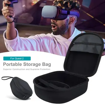 Prenosni Trdi EVA torbica Za Oculus Quest 2 VR Slušalke Potovanje Primeru, Škatla za Shranjevanje Torbico Za Oculus Quest2 VR Dodatki