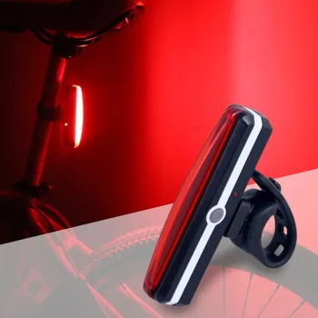 USB Polnilne Izposoja Zadnje Luči Kolesarska LED Luč Nepremočljiva MTB Cestno Kolo Rep Svetlobe Nazaj Lučka za Kolo