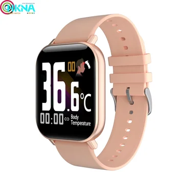 Pametno Gledati za Android iOS Nepremočljiva Telesne Temperature Ženske Moški Android ura Srčnega utripa Smartwatch Združljiv Huawei Samsung