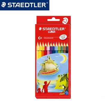 STAEDTLER 12/24 barvni svinčnik set vodi topen barvni svinčnik 136 C12 strokovno slikarstvo, umetnost, izpolnite barve vodi