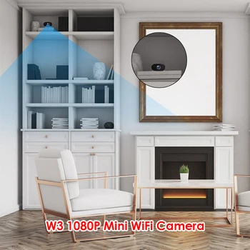 Brezžična Kamera, Senzor Gibanja, Opozorilo WiFi IP CCTV W3 1080P Telefon Pametne Oddaljeni za Gospodinjstvo Računalniško Varnost Deli