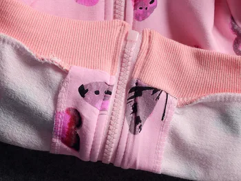 BibiCola 2018 novega otroka pomlad jesen dekleta plašč otrok bombaž priložnostne hoodie dekleta tiskanja metulj plašč otroška oblačila