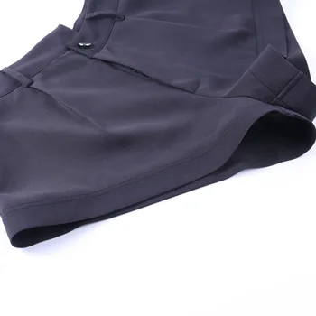 Beyouare naguban priložnostne vrvico hlače poleti ženske žepi ulične mini hlače 2020 ženski elegantni, elastični pas hlače