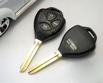 3 Gumbi, FOB Avto Ključ Substrati Za Toyota Camry Reiz Daljinski Ključ Lupini Primeru
